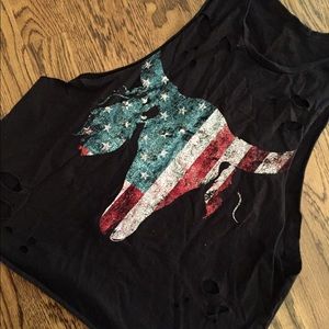 Distressed Graphic Tee